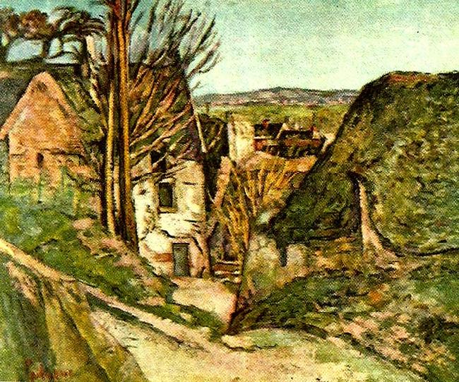 Paul Cezanne den hangdes hus Spain oil painting art